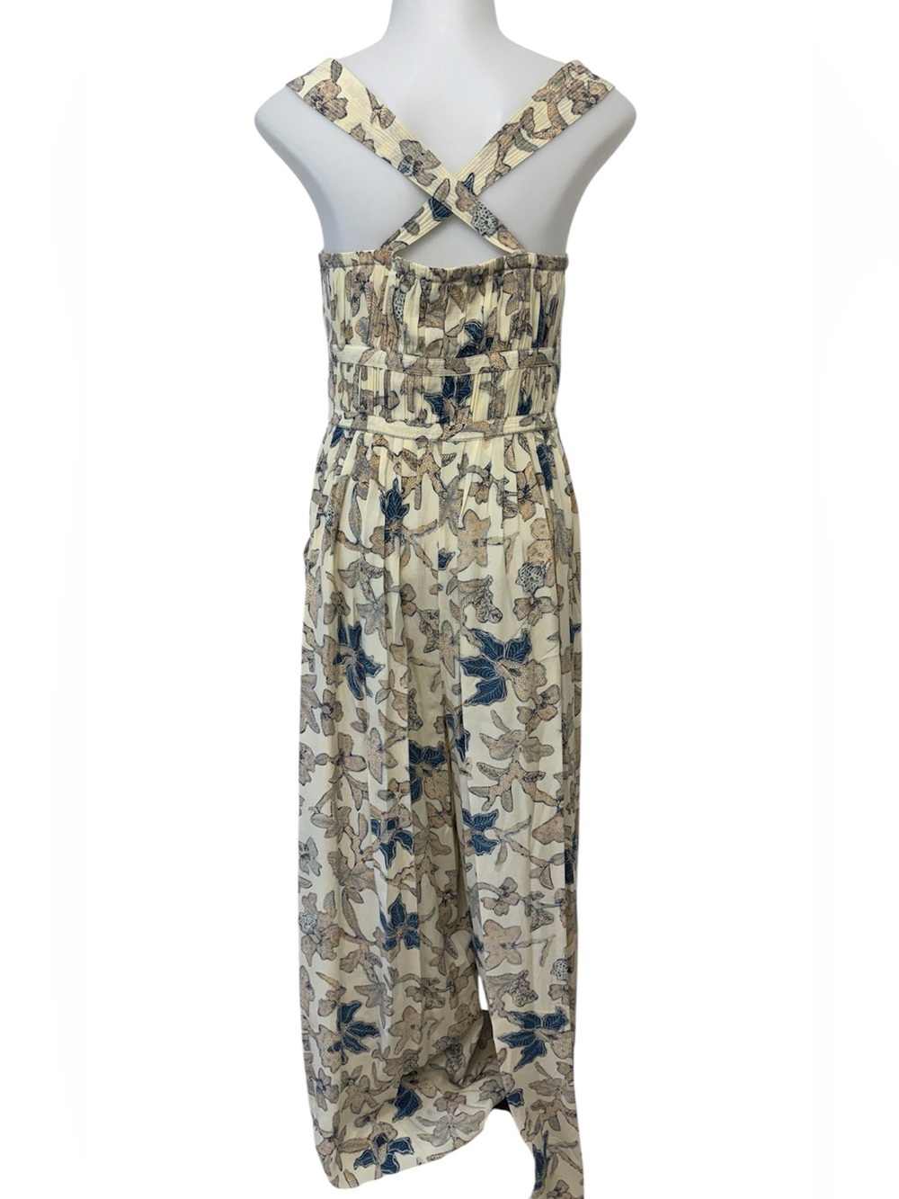 Ulla Johnson Floral Silk Wide-Leg Josephina Jumpsuit Size 2 - Picture 8 of 11